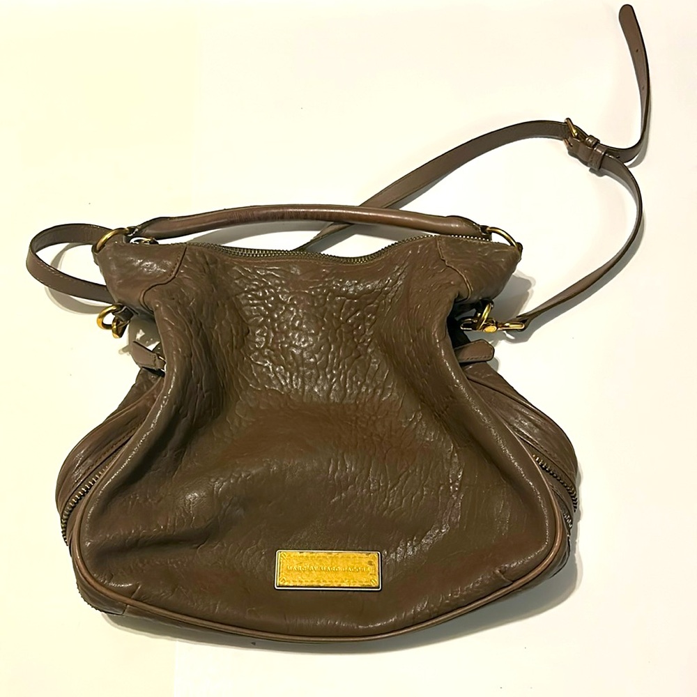 Brown Leather Shoulder Bag - Classic Women’s Crossbody